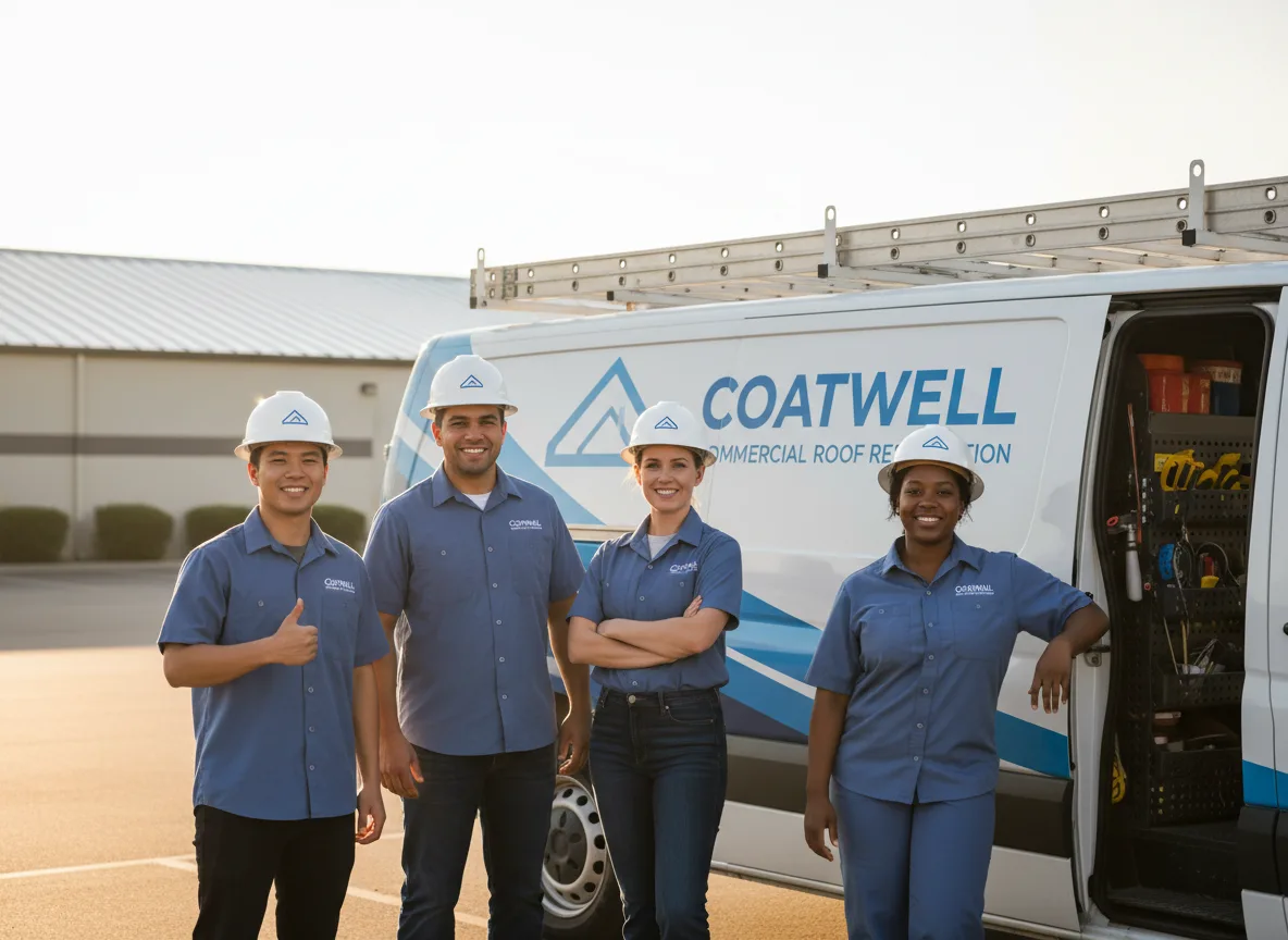 Commercial roof coating company in Magnolia, IL